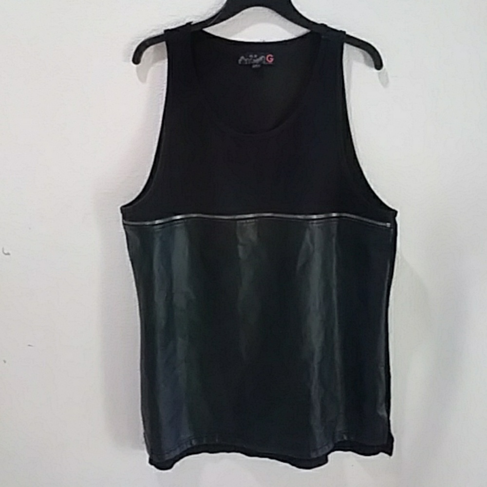 GUESS faux leather for men large